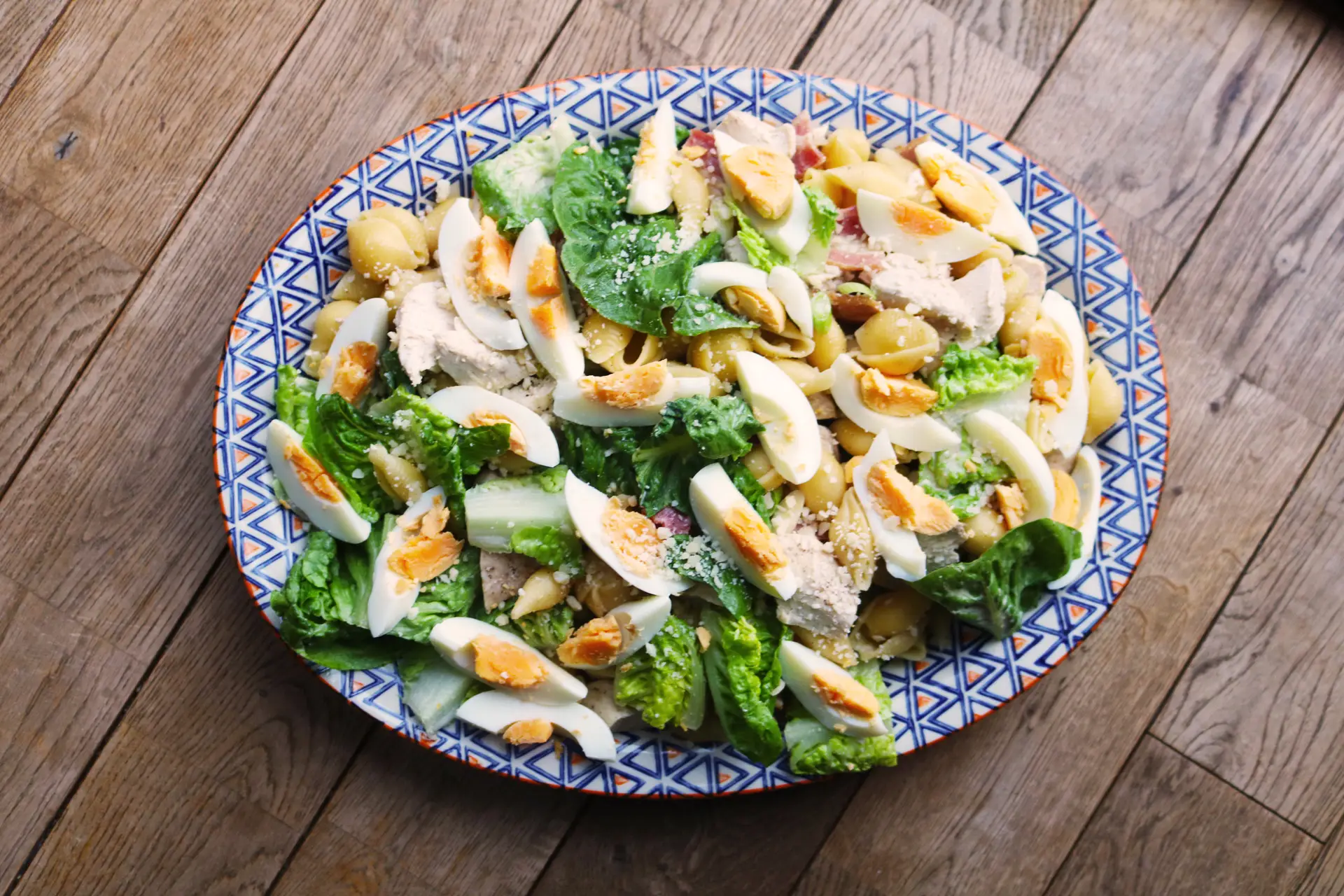 Chicken Caesar Pasta Salad (Thermomix)