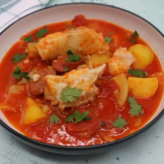 Cod and Chorizo Stew, Cod and Chorizo Stew