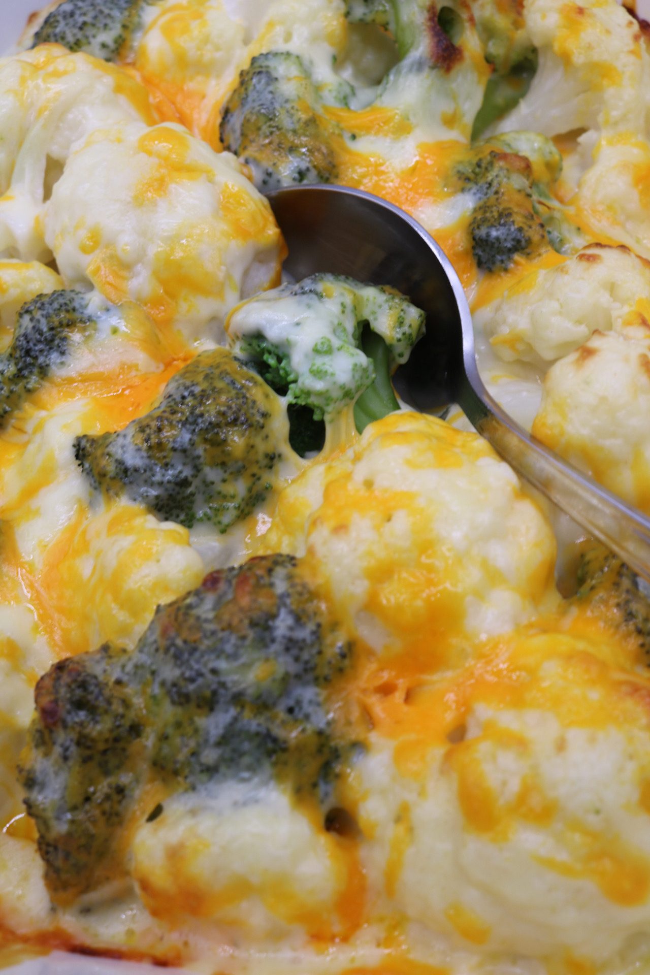 Cauliflower and Broccoli Cheese