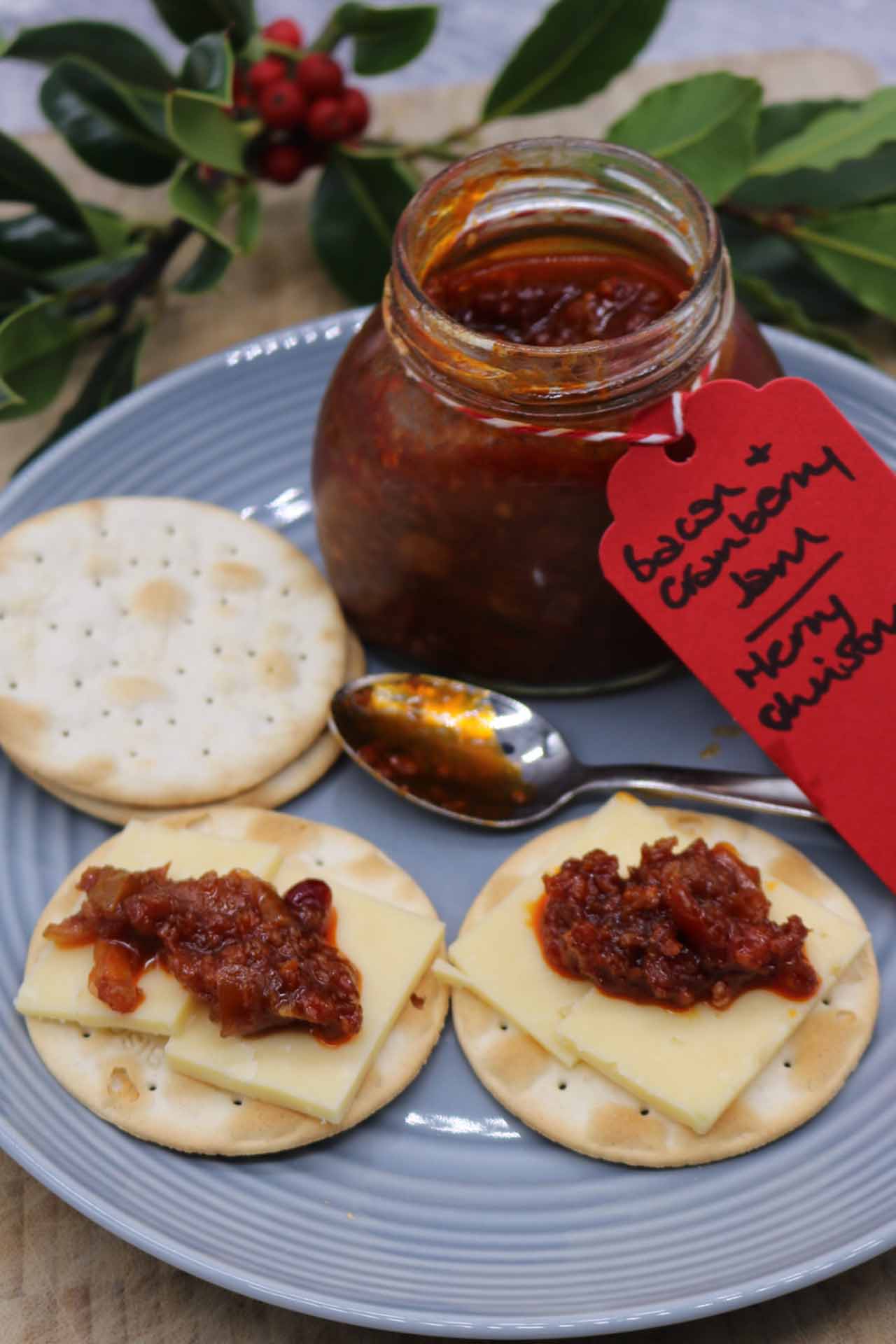 Bacon and Cranberry Jam (Thermomix)