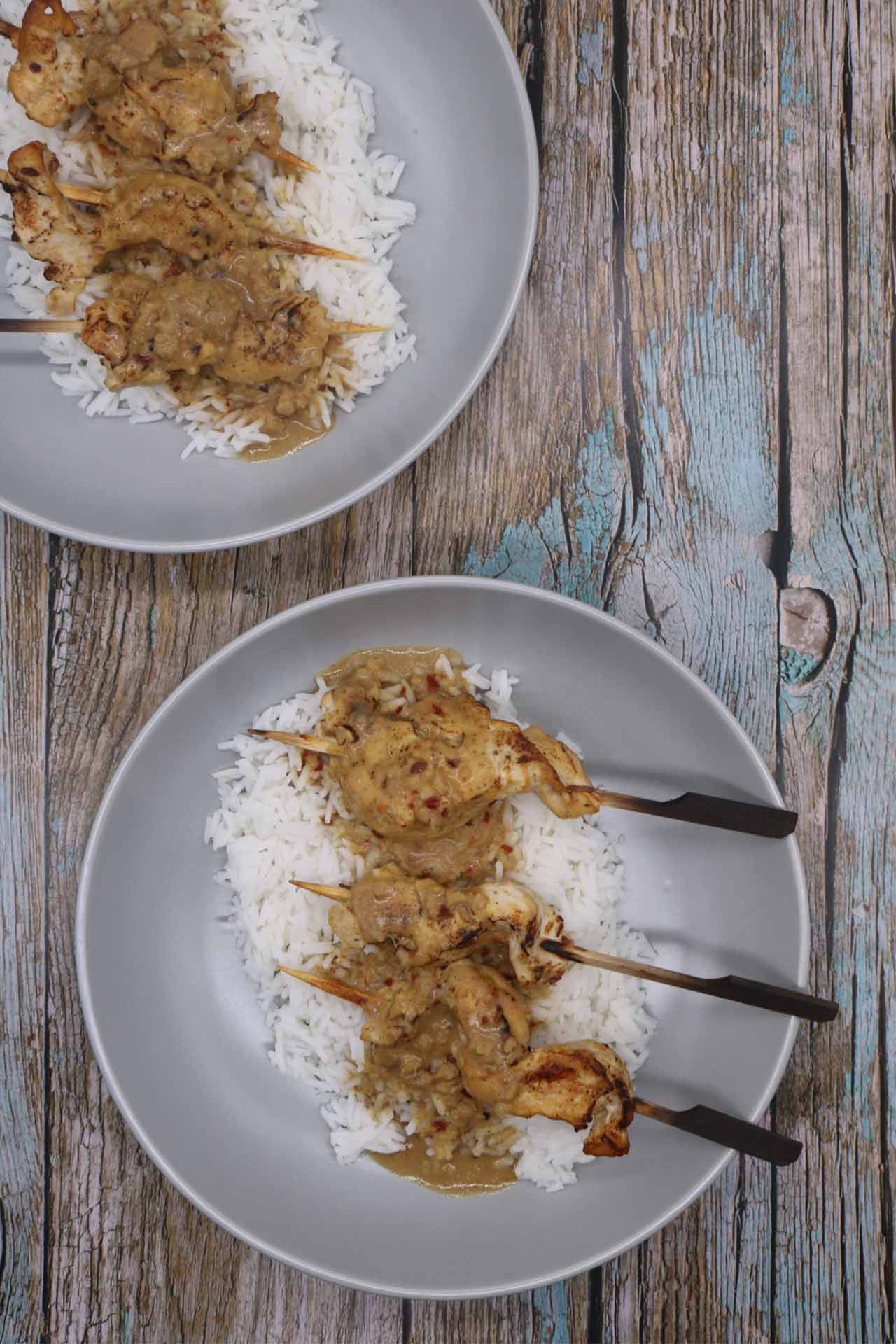 Chicken Skewers with Satay Sauce (made in Thermomix), Chicken Skewers with Satay Sauce (made in Thermomix)