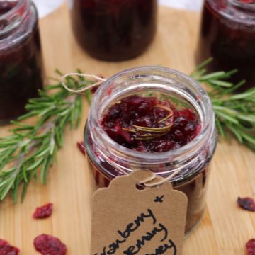 Cranberry and Rosemary Chutney (Thermomix)