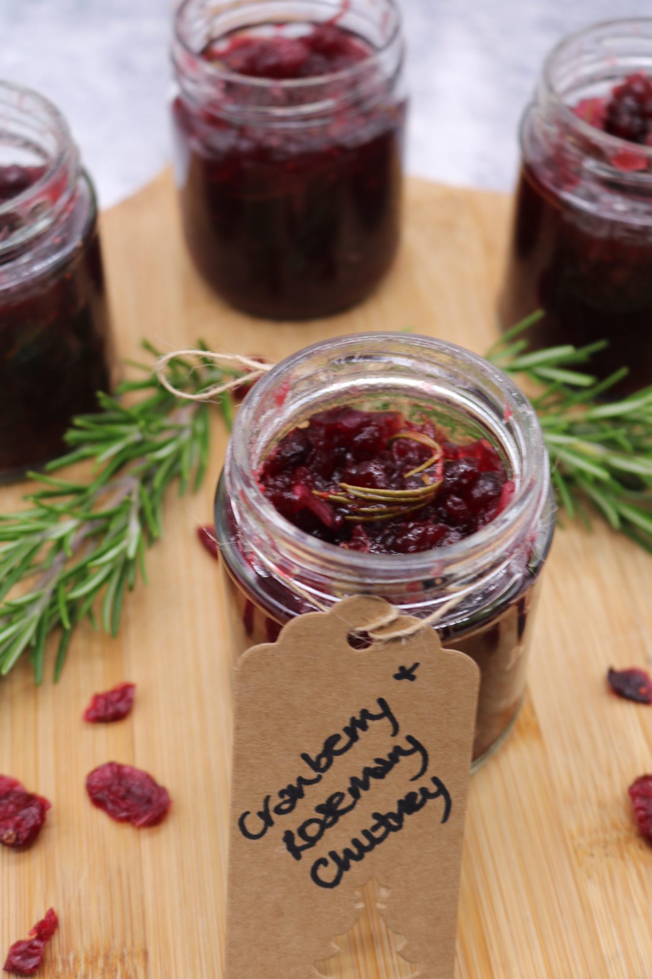 Cranberry and Rosemary Chutney (Thermomix)