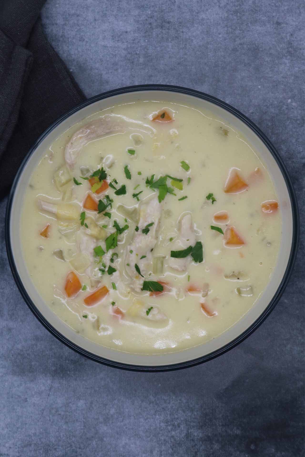 Cream of Chicken and Vegetable Soup, Cream of Chicken and Vegetable Soup