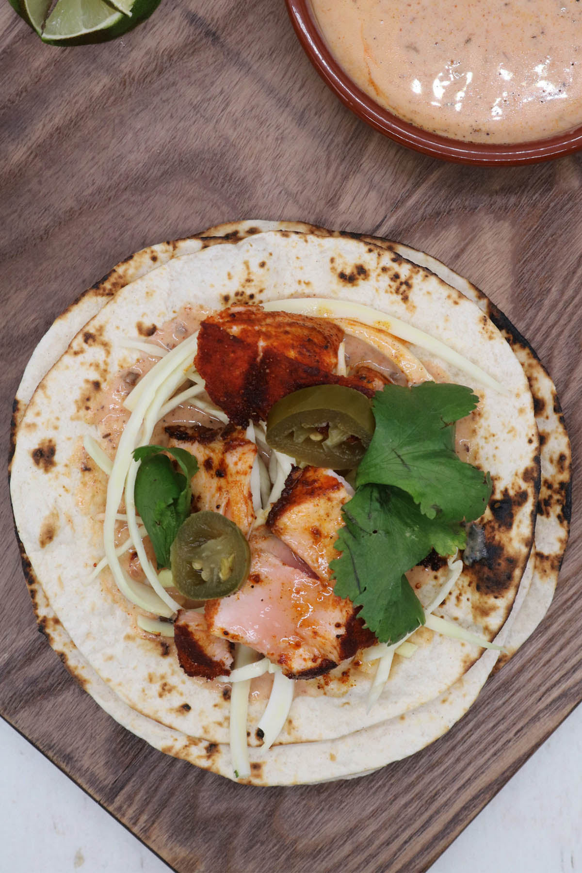 Grilled Salmon Tacos with Chipotle Lime Yogurt, Grilled Salmon Tacos with Chipotle Lime Yogurt