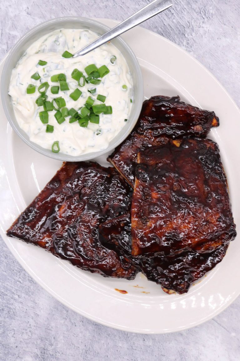 StickiestEver BBQ Ribs with Chive Dip Felly Bull