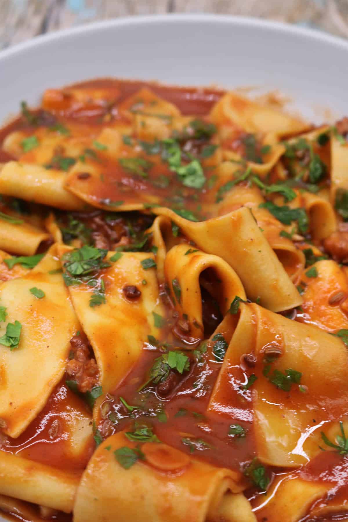 Sausage Pappardelle, Sausage Pappardelle