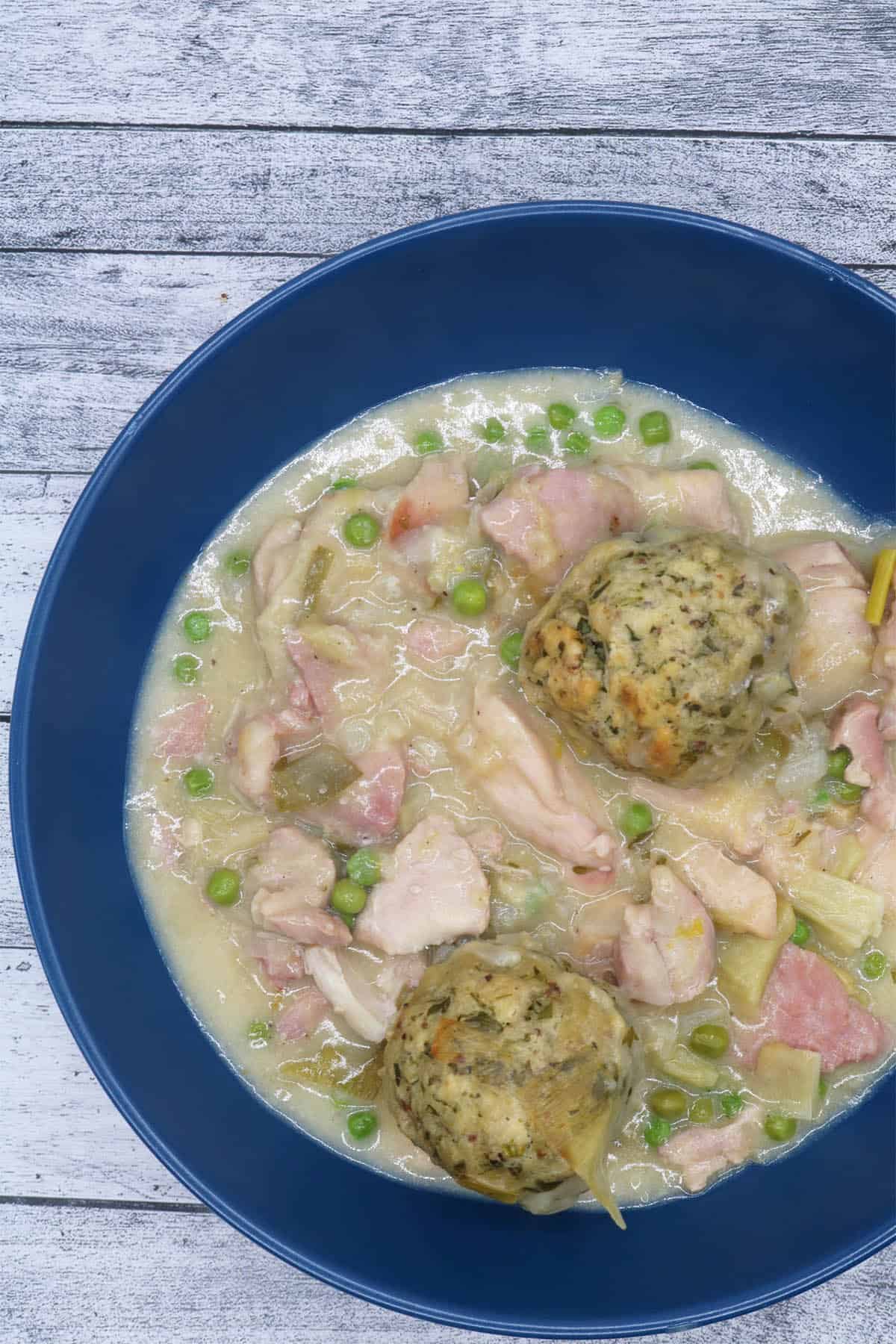 Chicken and Gammon Stew with Buttermilk Dumplings
