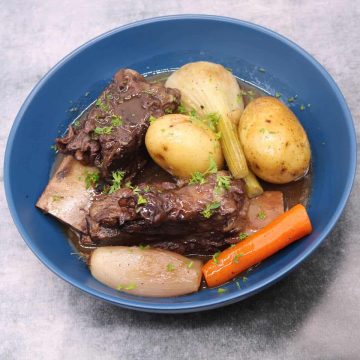 Short Ribs of Beef Braised in Red Wine