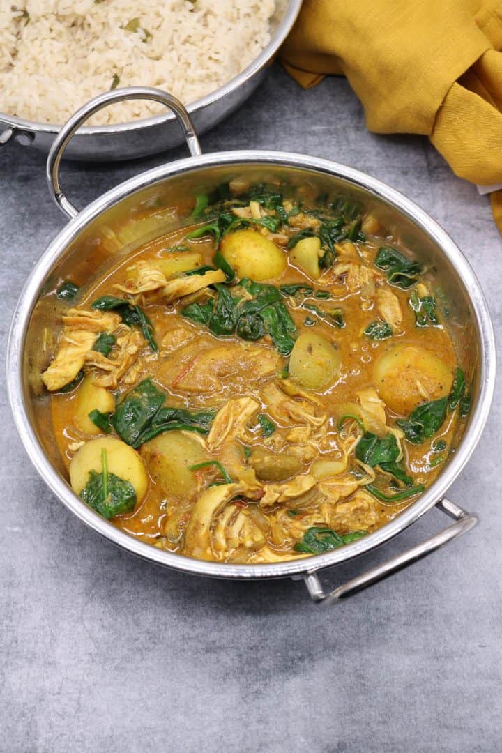 SlowCooker Chicken and Potato Curry Felly Bull