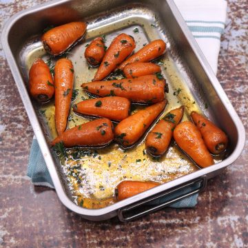 Sweet Roasted Chantenay Carrots, Sweet Roasted Chantenay Carrots