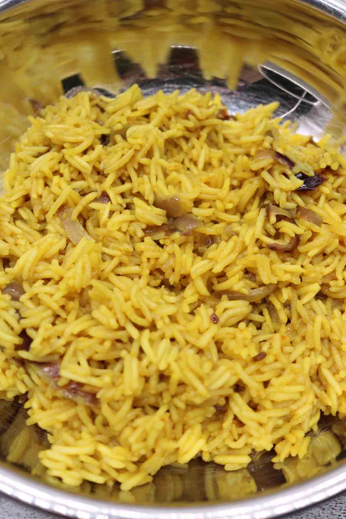 Golden Pilau Rice, Golden Pilau Rice