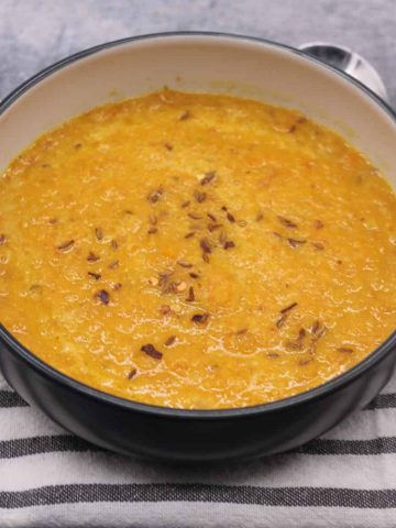 Spiced Carrot and Lentil Soup
