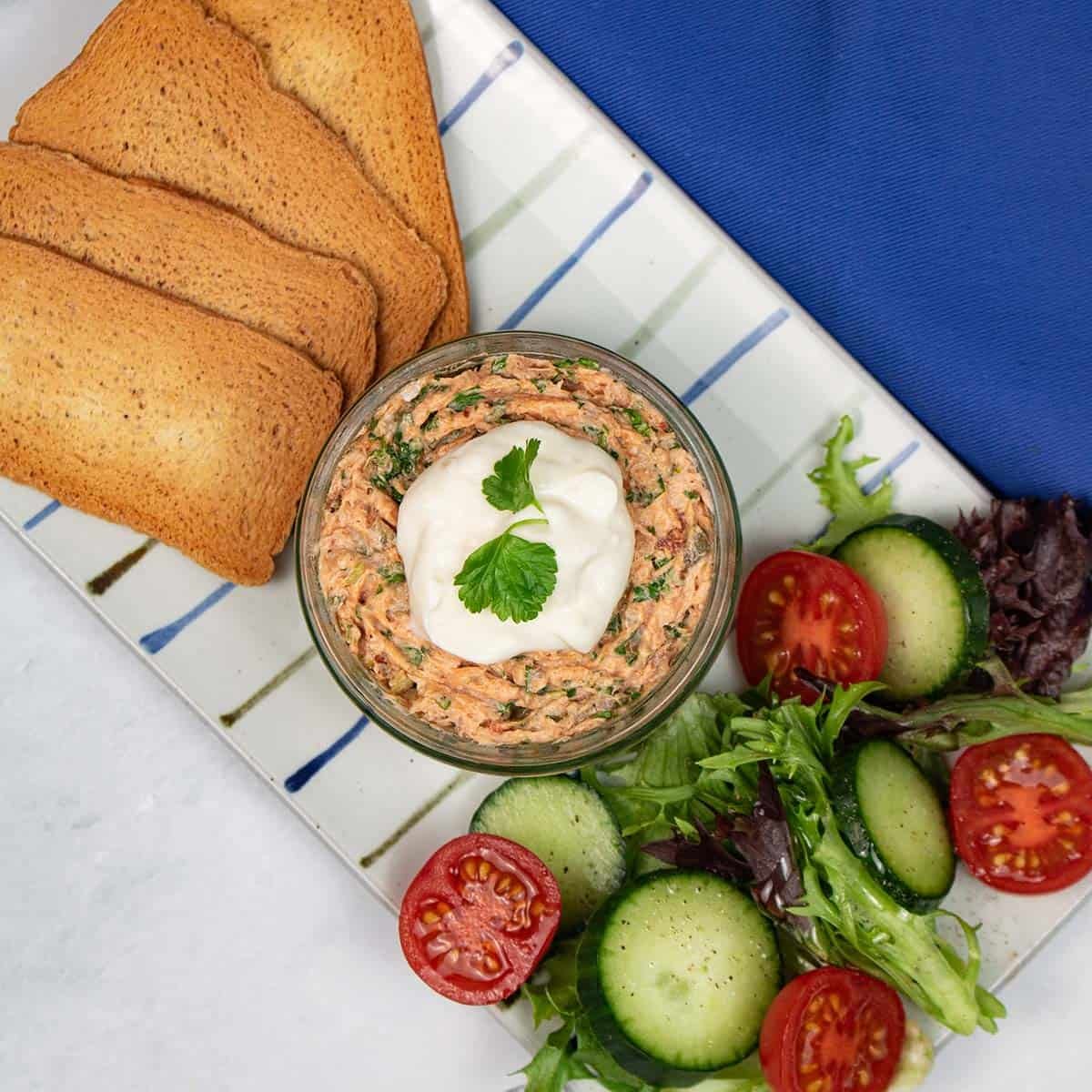 Harissa Hot Smoked Salmon Rillettes - Felly Bull
